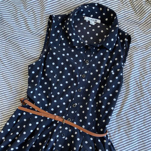 🌹Forever 21 Belted Polka Dot Dress🌹